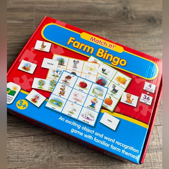 Match it Farm Bingo, used from pet and smoke free home - Picture 3 of 4